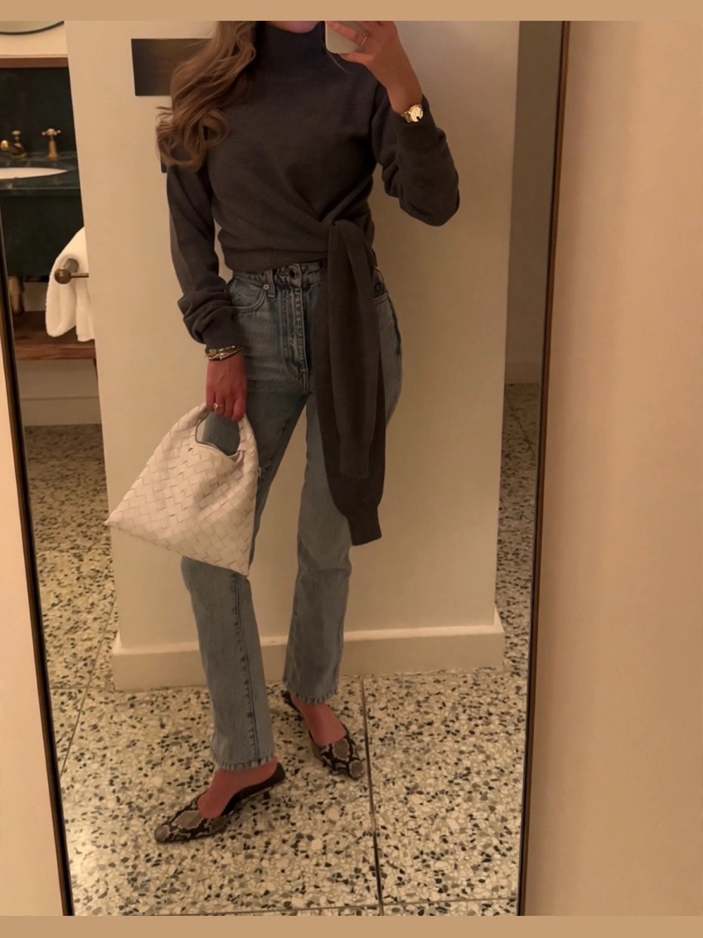 RARE KHAITE STRAIGHT LEG CROP